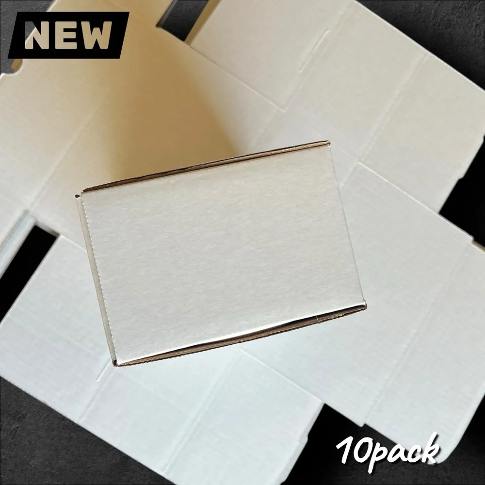 🔴New 10-Pack White Corrugated Mailer Boxes – 9x6x4 in.